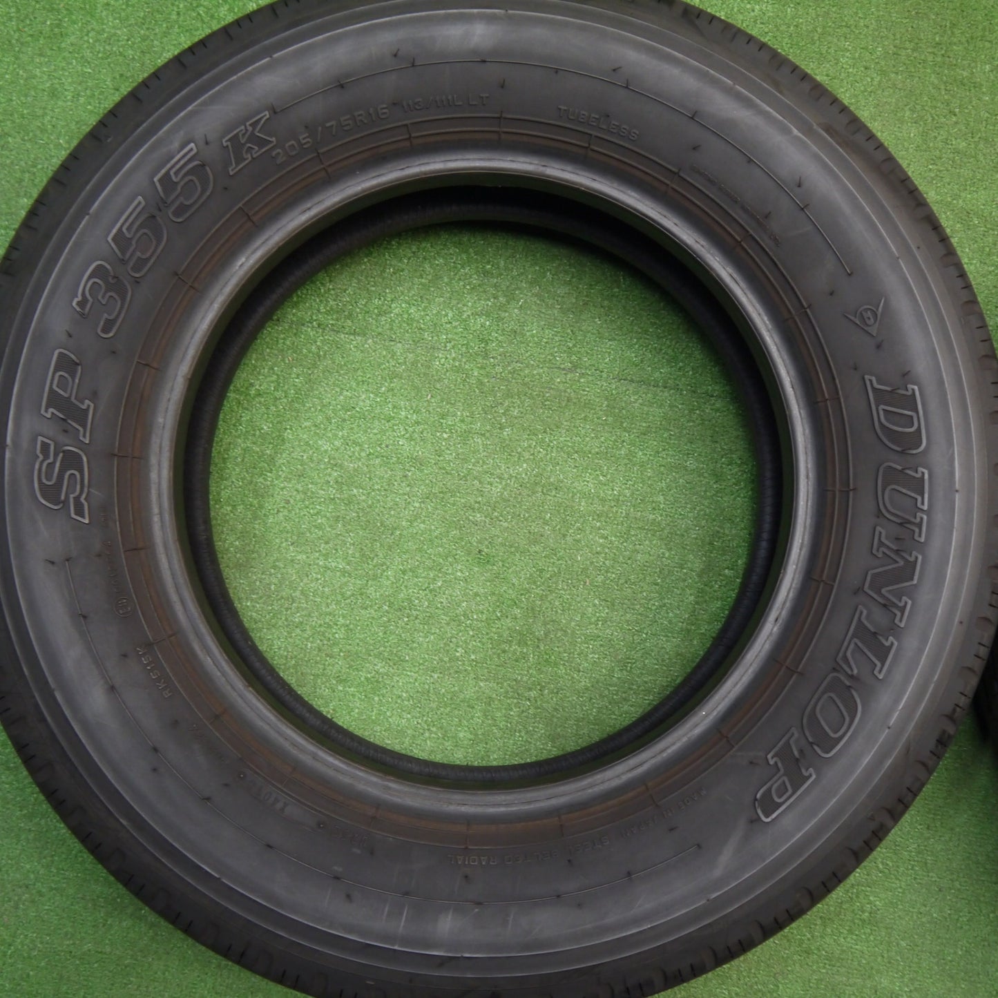 バリ溝！8.5分！6本★トラック タイヤ 205/75R16 113/111L ダンロップ SP355K 16インチ★5120901Hノタ
