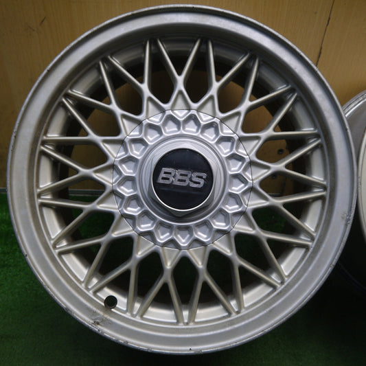 4本価格◎BMW E30 M3 純正 BBS メッシュ ホイール 15インチ 15×7J PCD120/5H◎6090805Hホ