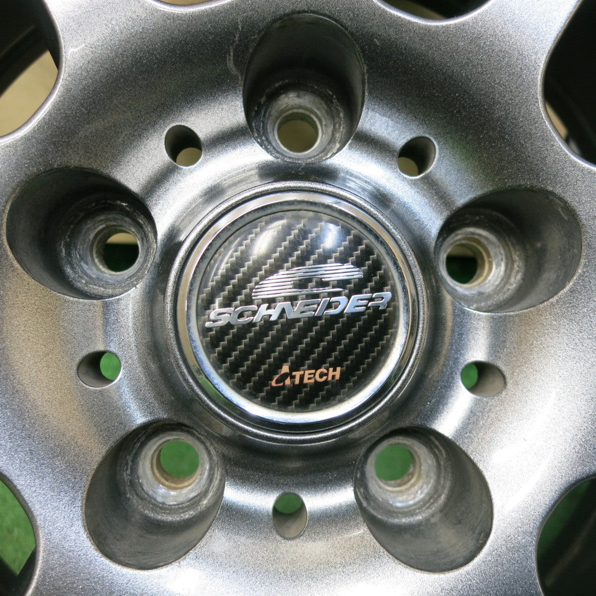 [送料無料] キレイ★SCHNEIDER ATECH 16インチ ホイール シュナイダー エーテック 16×6.5J PCD114.3/5H★5012210SYホ