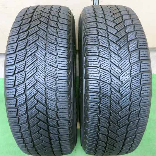 バリ溝！21年！9分！2本★スタッドレス 225/60R18 ミシュラン X-ICE SNOW タイヤ 18インチ レクサス NX RAV4 ハリアー 等★5052101ナスタ