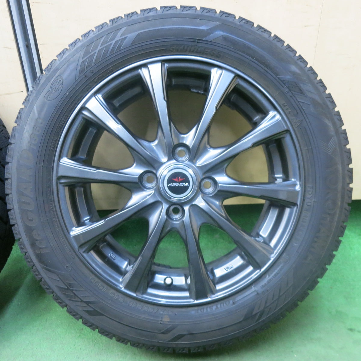 バリ溝！22年！8.5分★スタッドレス 175/65R15 ヨコハマ アイスガード iG60 AIRNOVA SB10 エアノヴァ 15インチ PCD100/4H★5112502SKス