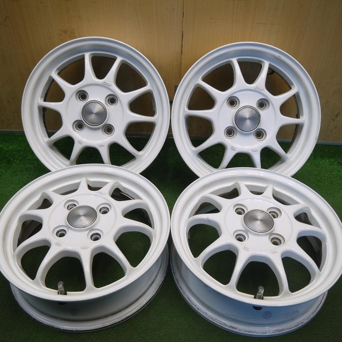 キレイ◎ECO FORME CRS102 13インチ ホイール エコ フォルム ブリヂストン製 13×4.00B PCD100/4H◎6082804Hホ