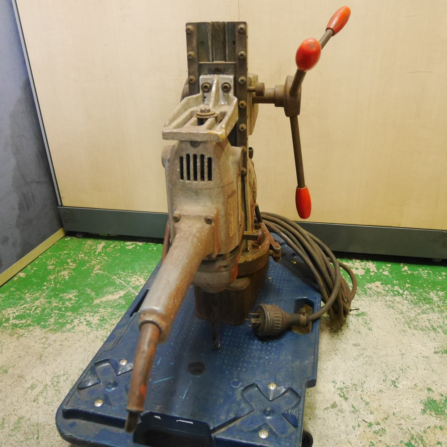 【岐阜発 直接引取限定】☆日東工器 ATRA MASTER 磁気ボール盤 M-250 アトラマスター 電動 工具 200V 穴あけ 加工 現状品☆