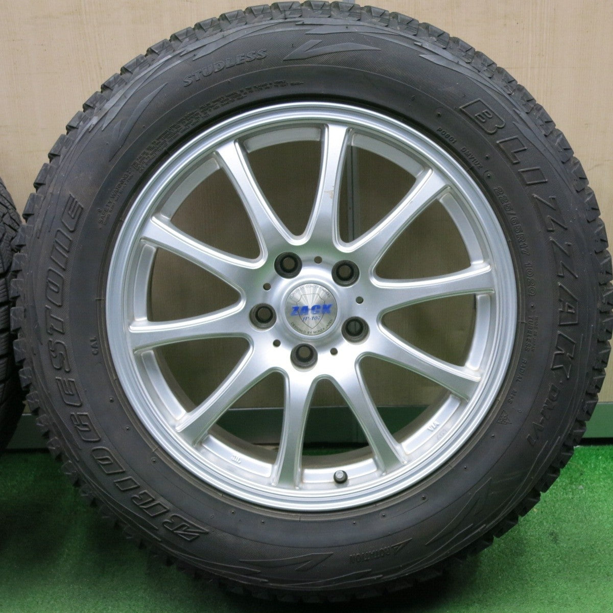 4本価格★スタッドレス 225/65R17 ブリヂストン ブリザック DM-V1 ZACK JP-102 MONZA ザック PCD114.3/5H★5010705NJス