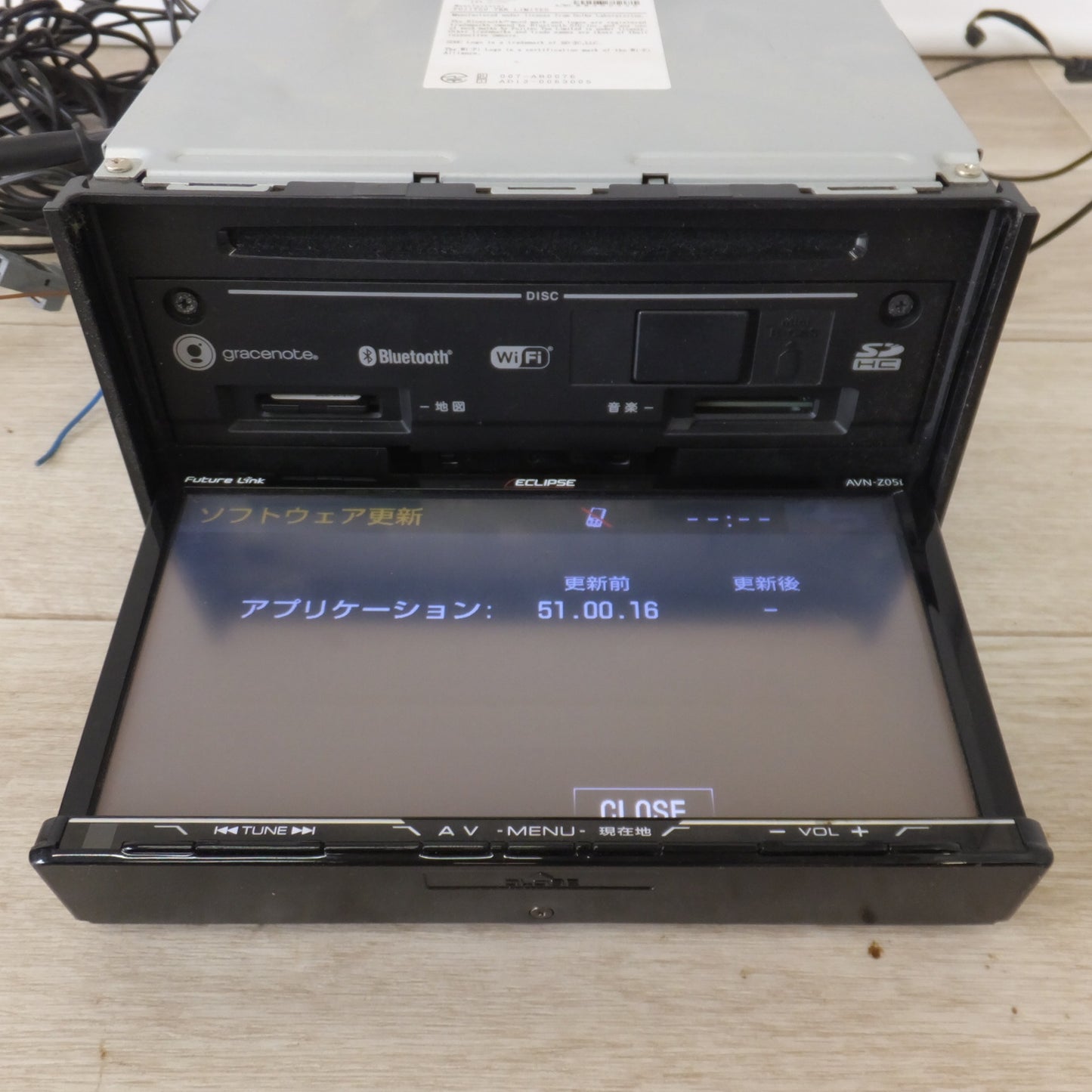 [送料無料] ★富士通テン イクリプス ECLIPSE メモリーナビゲーション AVN-Z05i[41]★