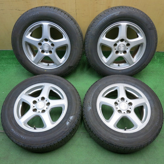 ほぼ未使用！25年★195/65R15 ブリヂストン NEWNO SIBILLA GX シビラ 15インチ PCD114.3/5H★6050204HAノ
