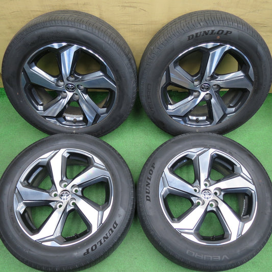 キレイ★トヨタ RAV4 PHV 純正 225/60R18 ダンロップ VEURO VE304 18インチ PCD114.3/5H★6031201NKノ