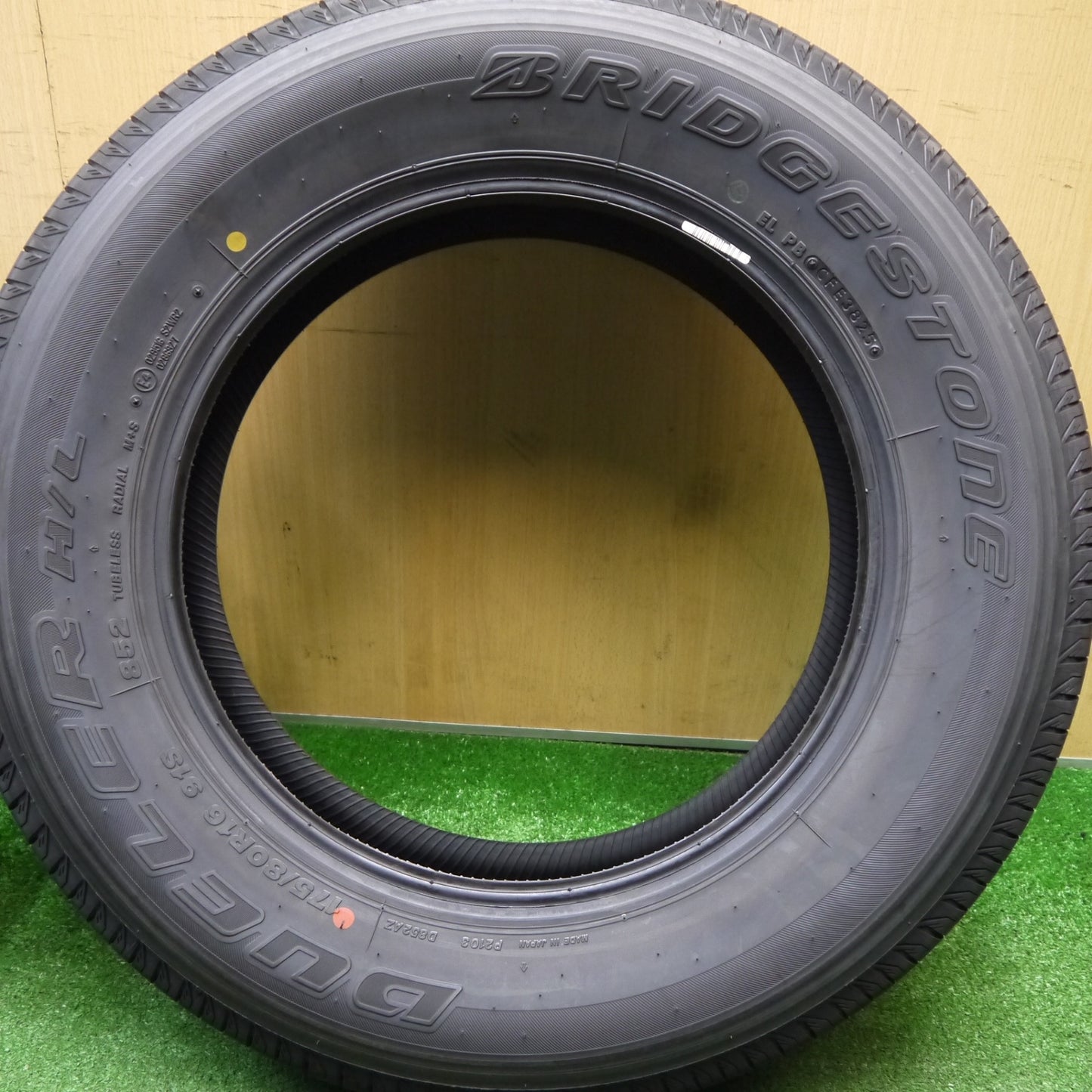 新車外し！25年★ジムニー 等 175/80R16 ブリヂストン デューラー H/L 852 DUELER 16インチ★5121604Hノタ