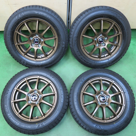 [送料無料] タイヤほぼ未使用！22年！キレイ★スタッドレス 215/60R16 トーヨー オブザーブ ガリット GIZ SCHNEIDER MiD シュナイダー 16インチ PCD114.3/5H★5031305イス