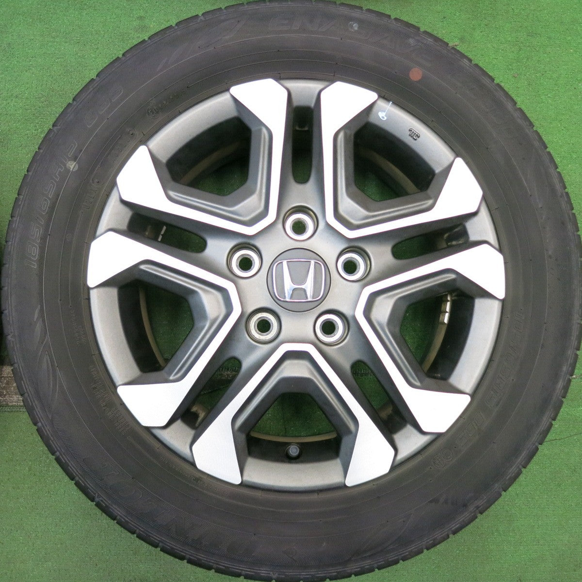 キレイ★ホンダ フリード クロスター 純正 185/65R15 ダンロップ エナセーブ EC300 15インチ PCD114.3/5H★5061304HAノ