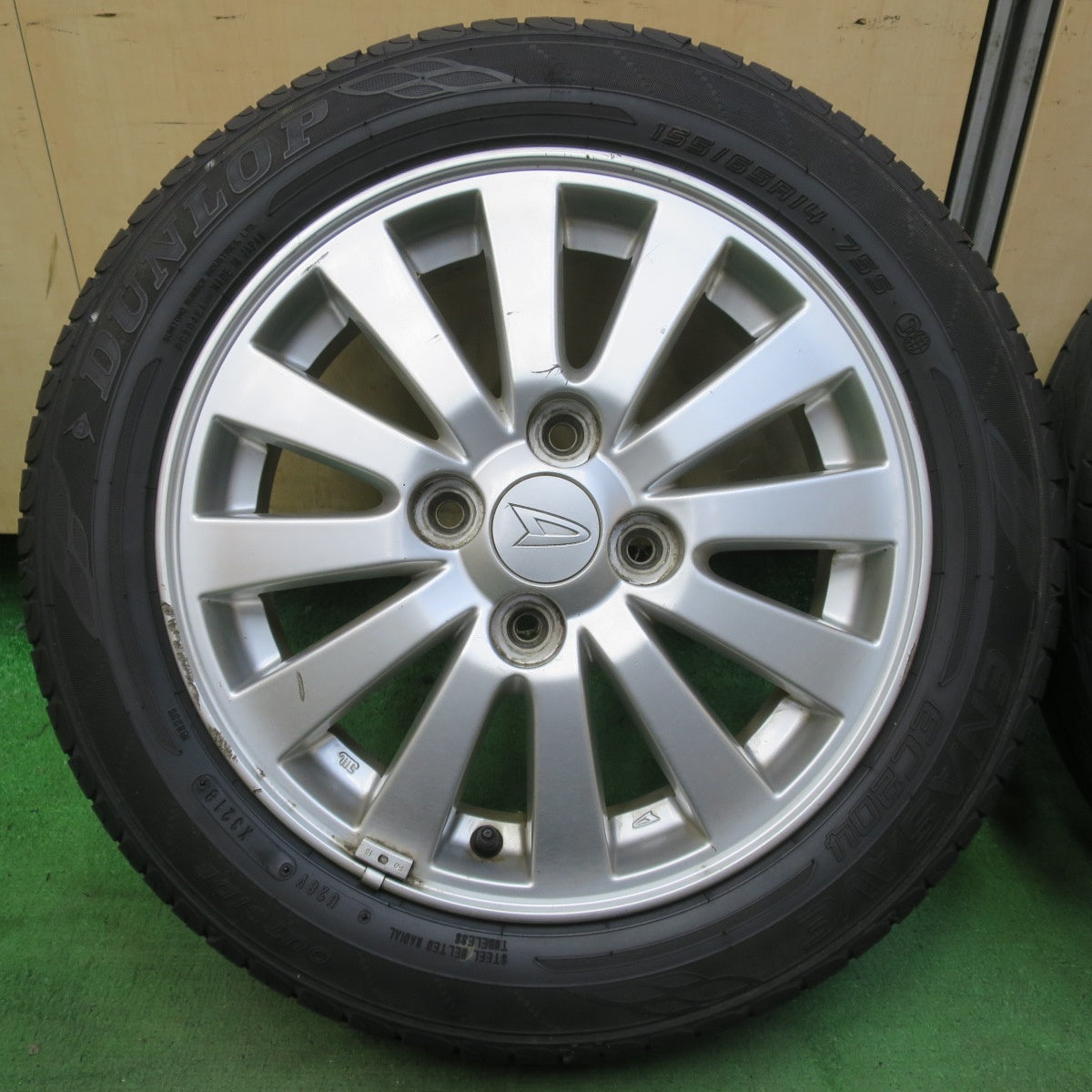 4本価格★ダイハツ タント ムーヴ 等 純正 155/65R14 ブリヂストン ネクストリー エコピア ダンロップ エナセーブ EC204 14インチ PCD100/4H★5091104イノ