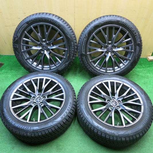 センサー付！ほぼ未使用！24年！キレイ★レクサス RX Fスポーツ 純正 235/55R20 スタッドレス ブリヂストン ブリザック DM-V3 20インチ PCD114.3/5H★5110901HAス
