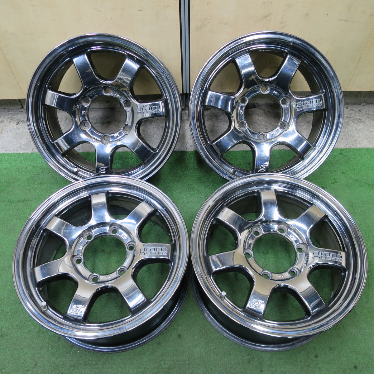 4本価格★RAYS gramLIGHTS 57SX 16インチ ホイール レイズ グラムライツ 16×7.0JJ PCD139.7/6H★6042402NGホ