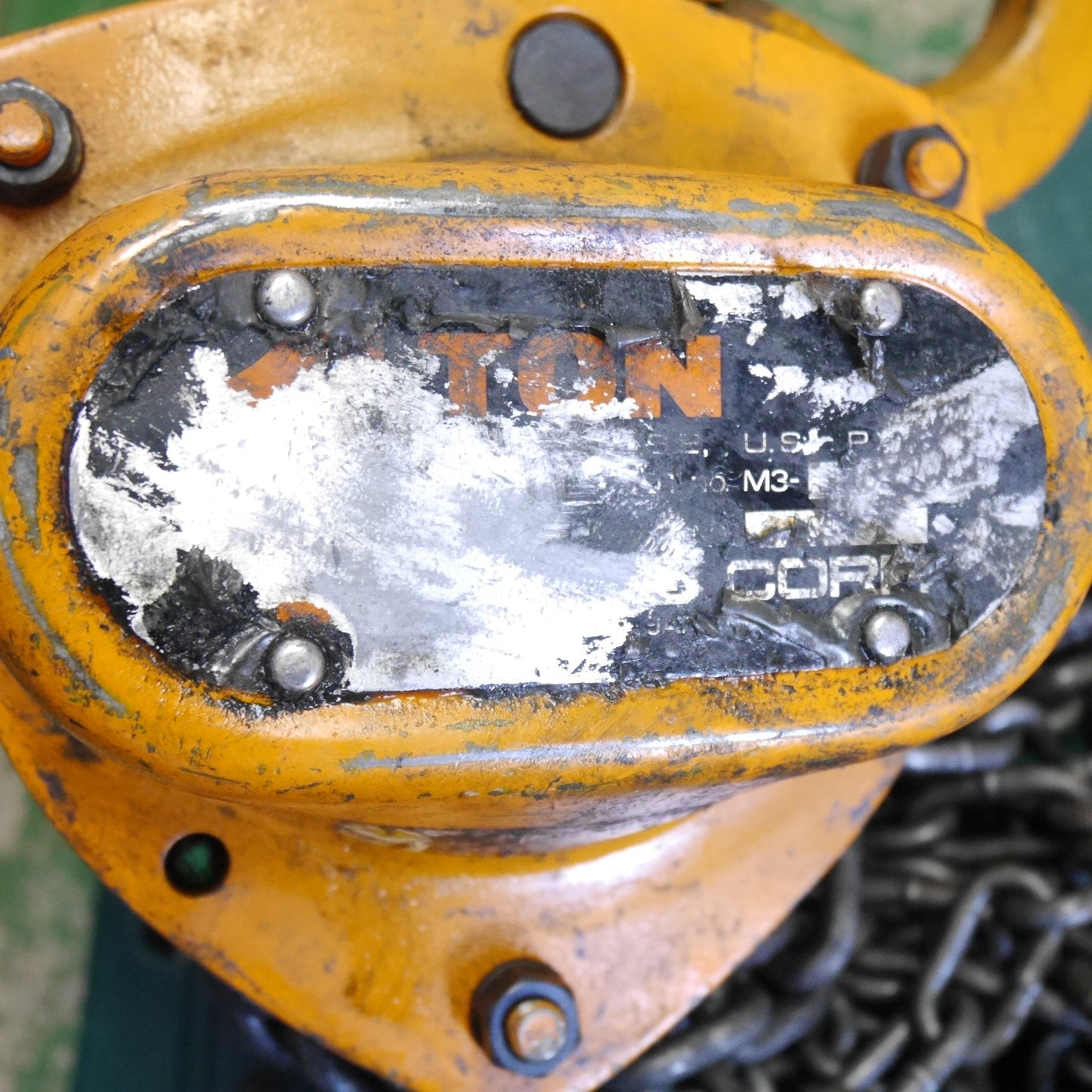 [送料無料] ☆KITO キトー 手動式 チェーンブロック M3 1t 工具 1000kg 1トン 1ton 1TON  吊り☆