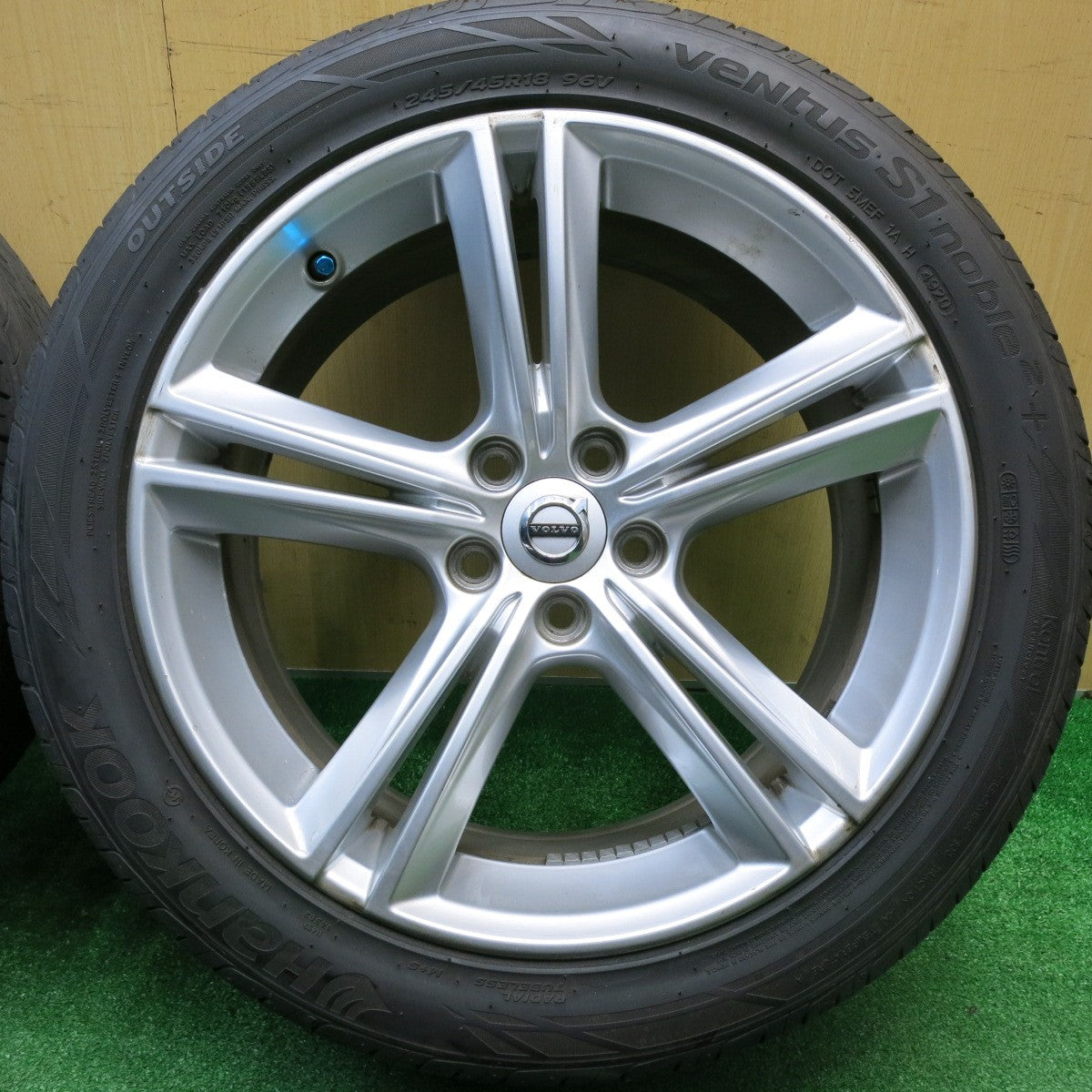 4本価格★ボルボ V90 S90 純正 245/45R18 ハンコック ベンタス S1 noble2+ 18インチ PCD108/5H★5110619HAノ