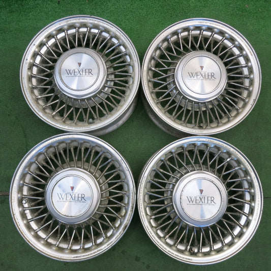 レア！希少★旧車 WEXLER ワイザー 14インチ ワイヤー ホイール 14×6J PCD114.3/5H★6050501HAホ
