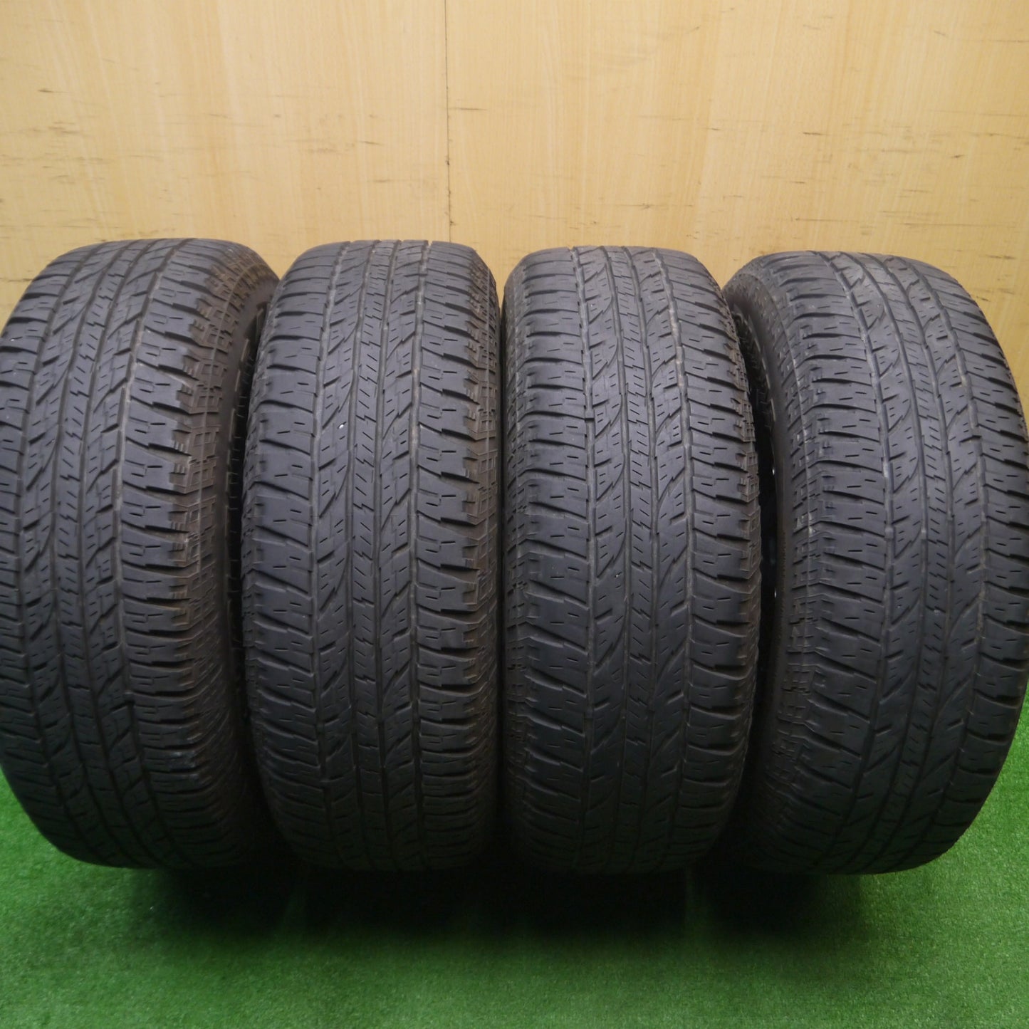[送料無料] キレイ★NITRO POWER LFM527 CROSS CLAW 225/70R16 ヨコハマ ジオランダー A/T G015 ナイトロパワー PCD114.3/5H★4091703Hノ