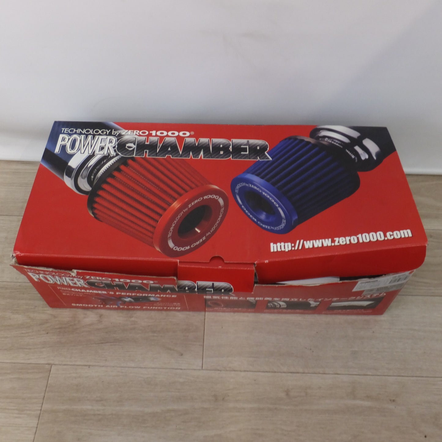 [送料無料] 美品★ZERO1000 パワーチャンバー POWER CHAMBER for K-Car 106-KH009 スーパーレッド　ホンダ N-WGN N-WGNカスタム★