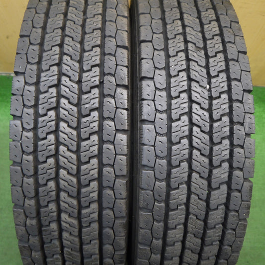 バリ溝！9分！2本★トラック バス タイヤ 9R19.5 14PR スタッドレス ヨコハマ ZEN 902ZE 19.5インチ★5062307KKスタ