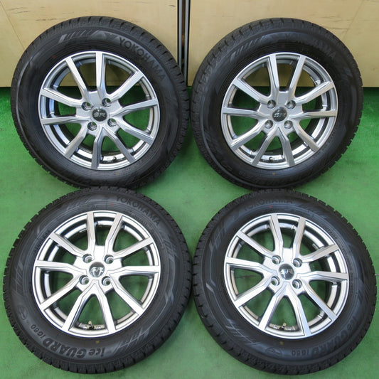 [送料無料] バリ溝！22年！キレイ！9.5分★スタッドレス 185/65R15 ヨコハマ アイスガード iG60 STRANGER ストレンジャー 15インチ PCD100/4H★4110808イス