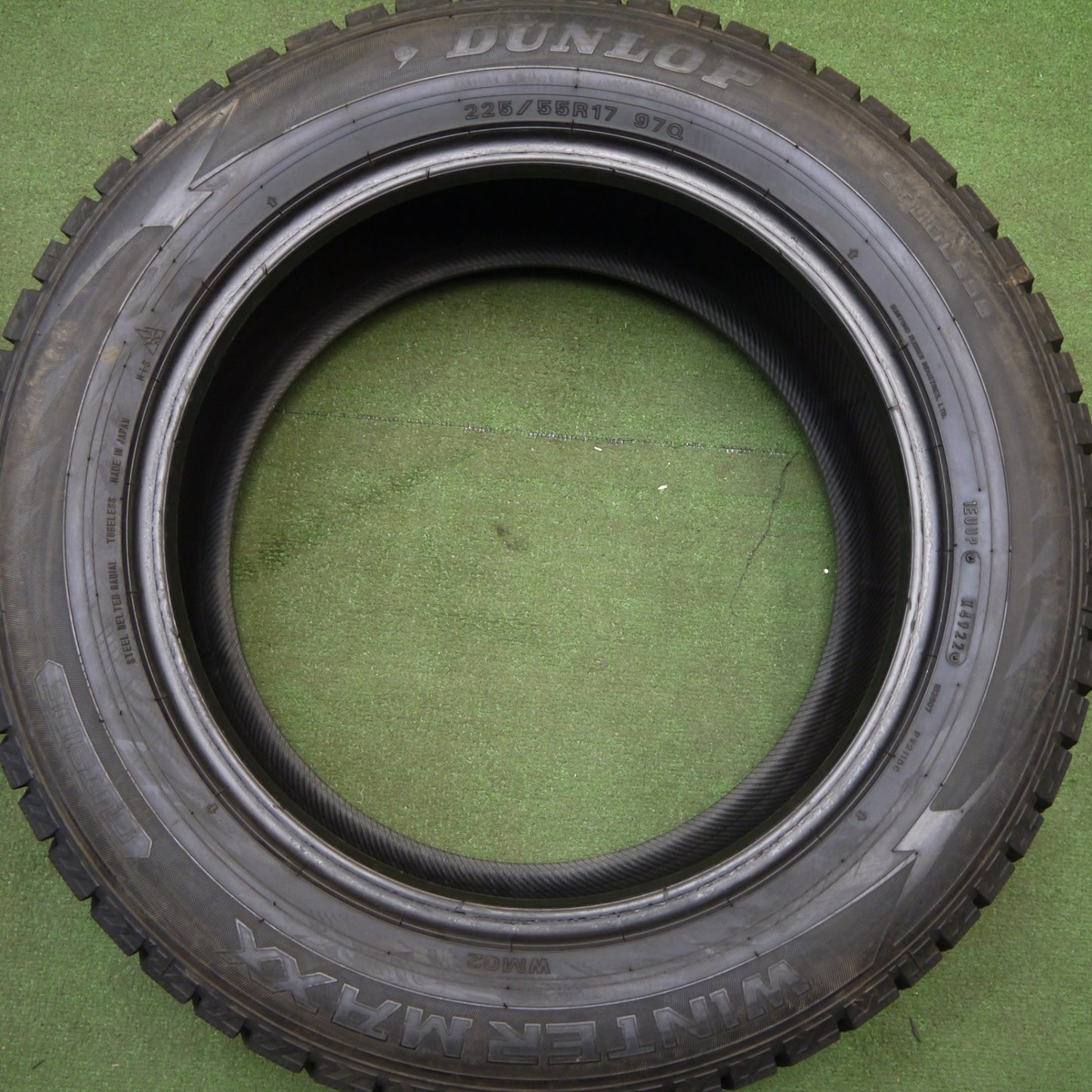 バリ溝！22年！9分★スタッドレス 225/55R17 ダンロップ ウインターマックス WM02 タイヤ 17インチ XV ヴェゼル C-HR WR-V 等★6031603Hスタ