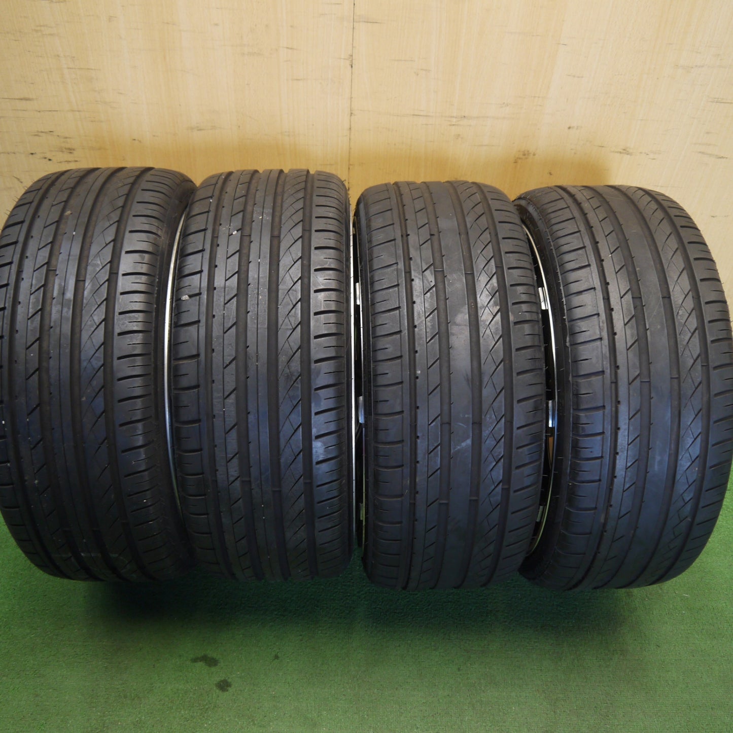 4本価格◎プリウス 等 GIALLA SCUDO X-ARMS 215/35R19 ハイフライ HF805 ジアラ 19インチ PCD100/5H◎6062906Hノ