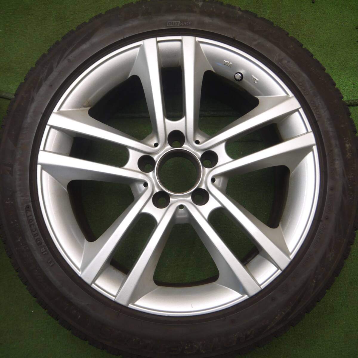 4本価格★アウディ 等 ユーロフォルシュ 225/50R17 スタッドレス ブリヂストン ブリザック VRX2 PCD112/5H★4073001Hス