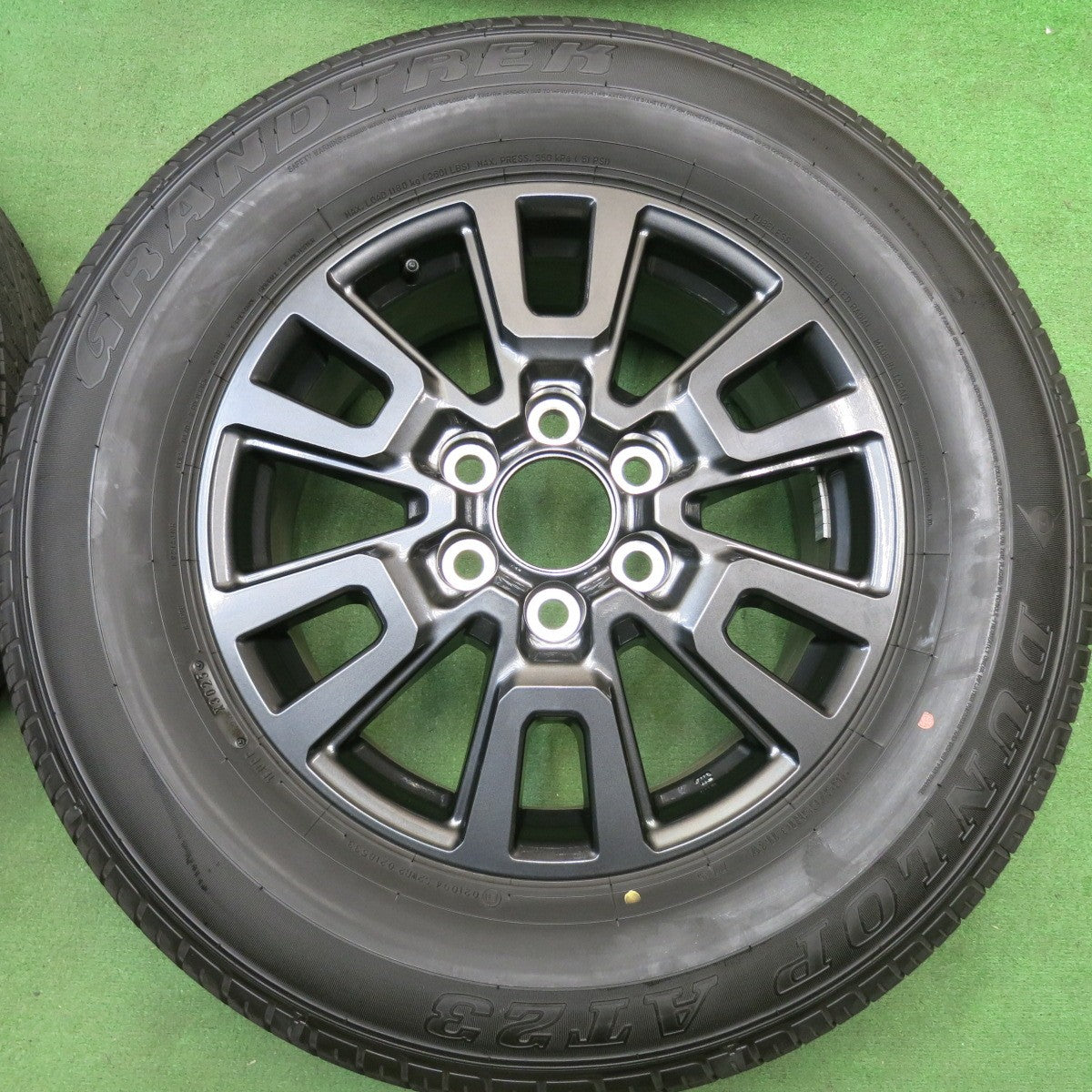 新車外し！25年★トヨタ ランクル 250 VX 純正 265/65R18 ダンロップ AT23 グラントレック 18インチ PCD139.7/6H★6042311HAノ