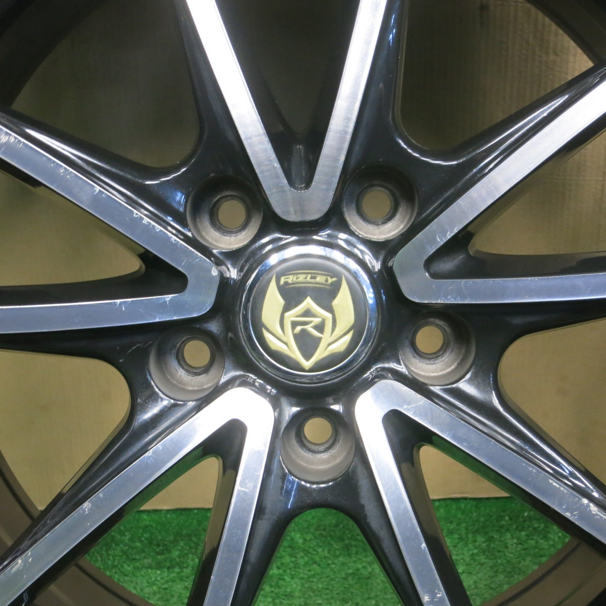 バリ溝！9.5分★スタッドレス 205/45R17 ダンロップ ウインターマックス WM02 RiZLEY ライツレー 17インチ PCD114.3/5H★6020701NKス