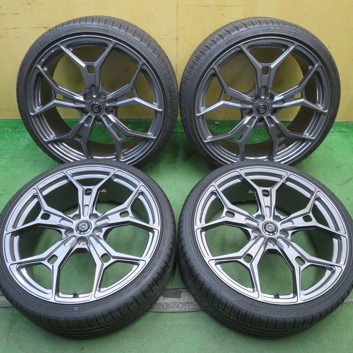 ほぼ未使用！22年！キレイ★トヨタ GR86 スバル BRZ 純正 OP TRD 215/35R19 ファルケン アゼニス FK510 19インチ PCD100/5H★5100101NJノ