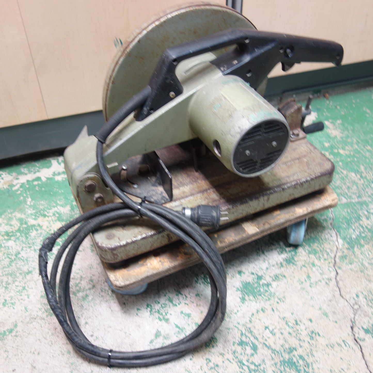 [送料無料] ☆高速 電動 切断機 カッター メーカー 型番 不明 電動 工具☆