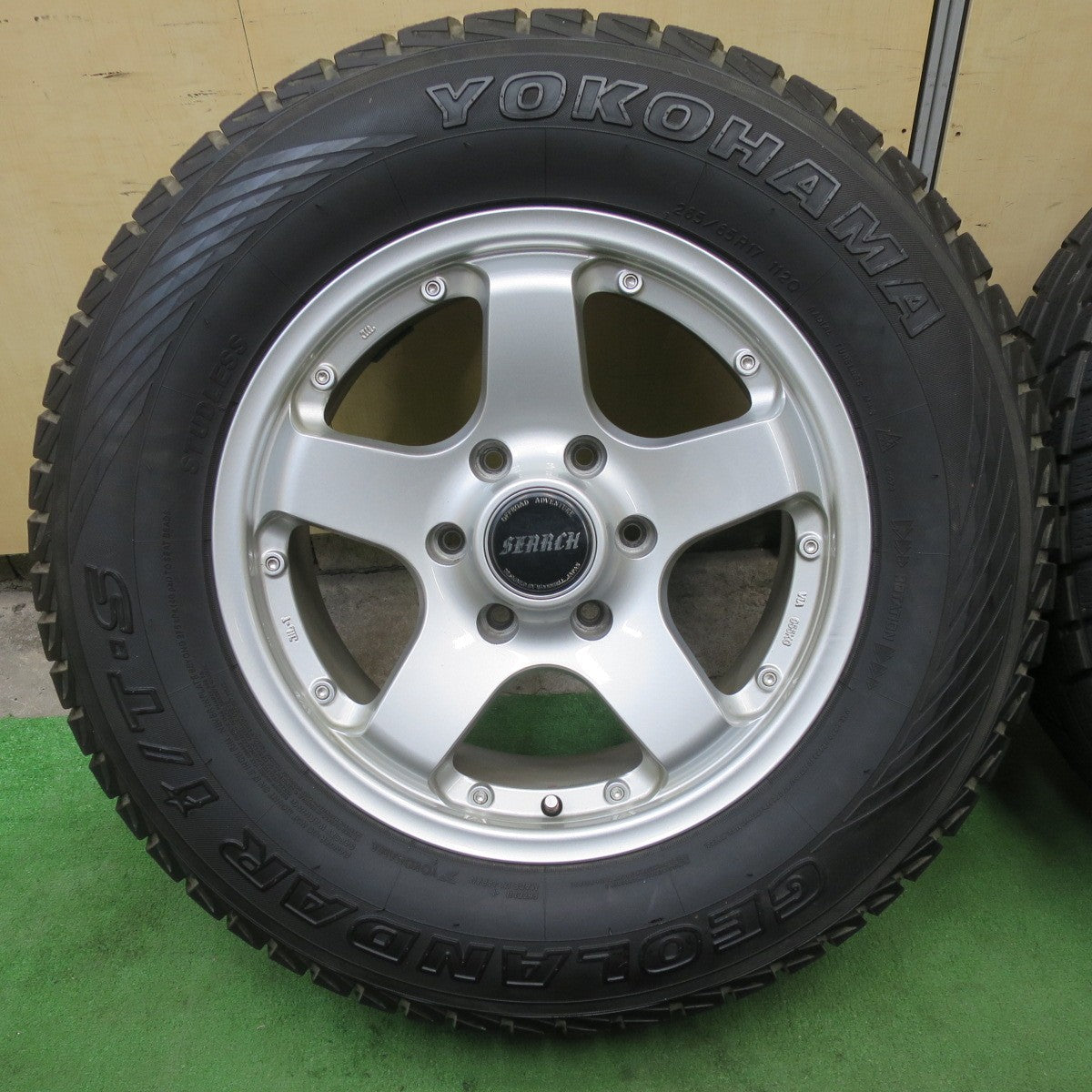 キレイ★スタッドレス 265/65R17 ヨコハマ ジオランダー i/T-S SEARCH WOODBELL 17インチ PCD139.7/6H★6013004ナス