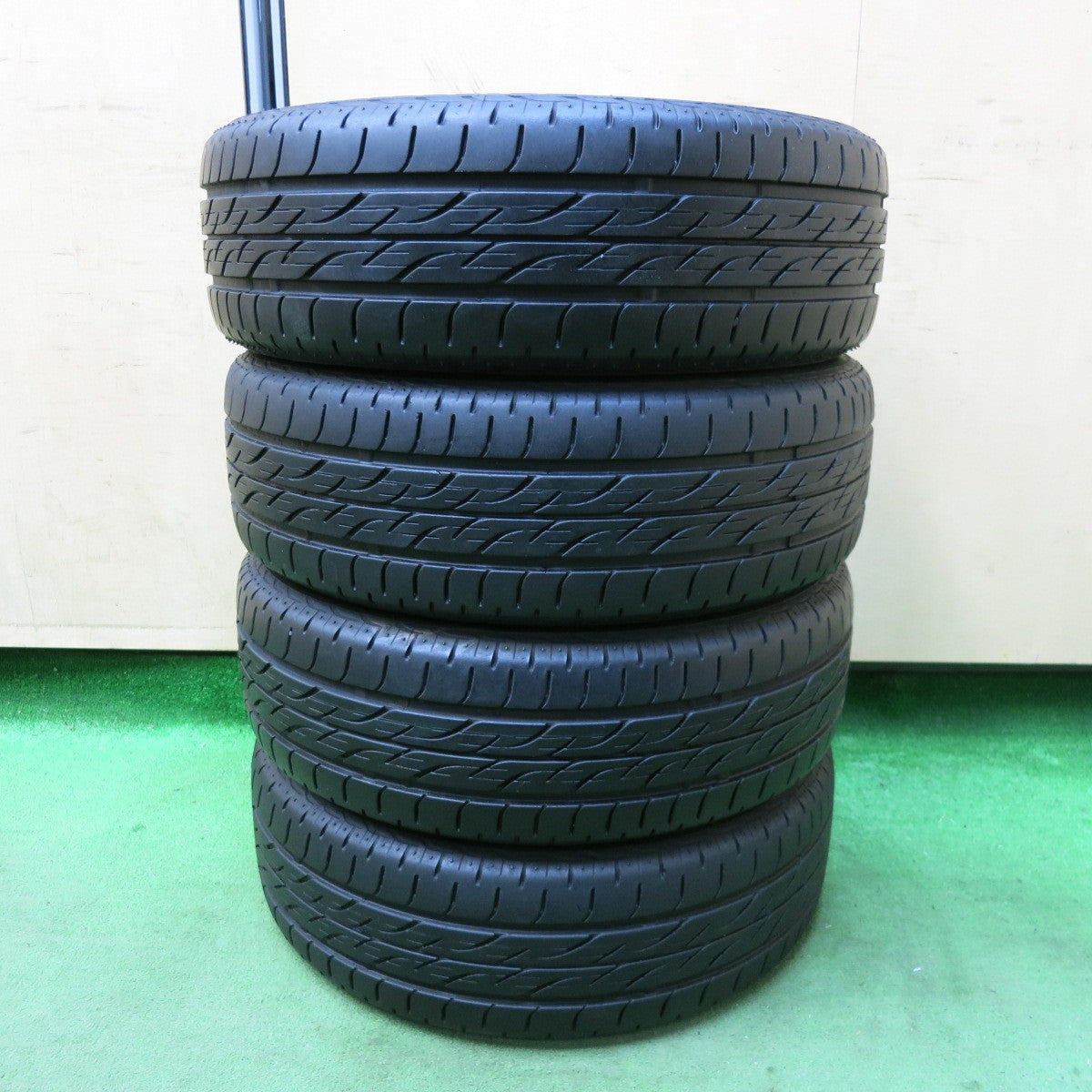 [送料無料] 4本価格★スズキ ワゴンR 純正 165/55R14 ブリヂストン ネクストリー エコピア 14インチ PCD100/4H★5022810SYノ