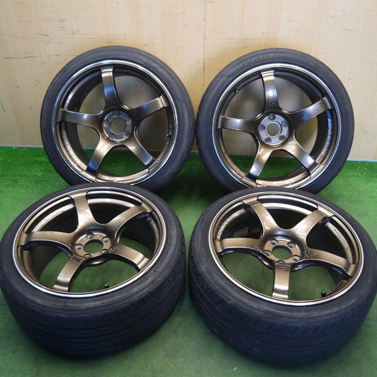 4本価格★BRZ 86 等 ADVAN Racing TC-4 225/40R18 235/40R18 ヨコハマ ADVAN FLEVA アドバン レーシング 18インチ PCD100/5H★6042105Hノ