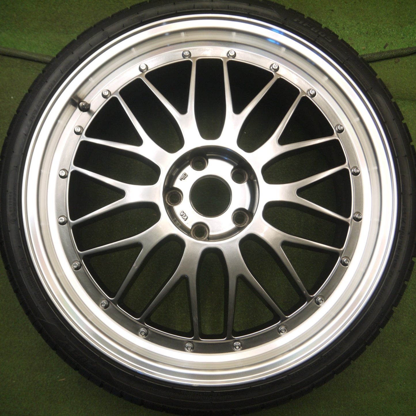 *送料無料* バリ溝！22年！9.5分★BBS LM タイプ 245/30R20 ハイフライ HF805 20インチ PCD114.3/5H★4022806Hノ