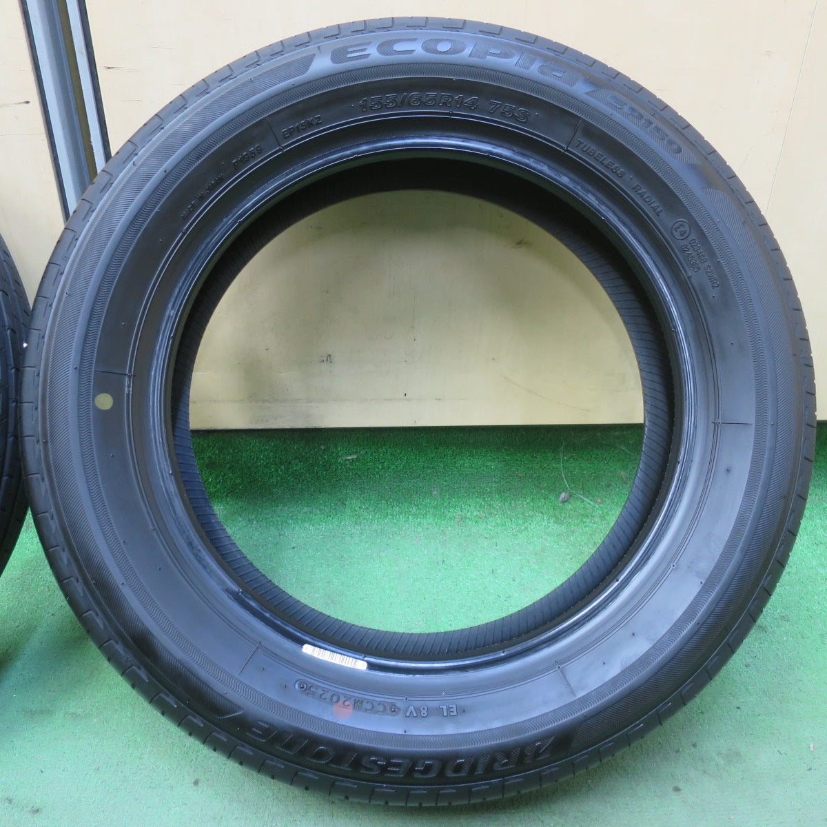バリ溝！25年！9分★155/65R14 ブリヂストン エコピア EP150 タイヤ 14インチ ワゴンR ラパン デイズ タント ウェイク スペーシア 等★6072806イノタ