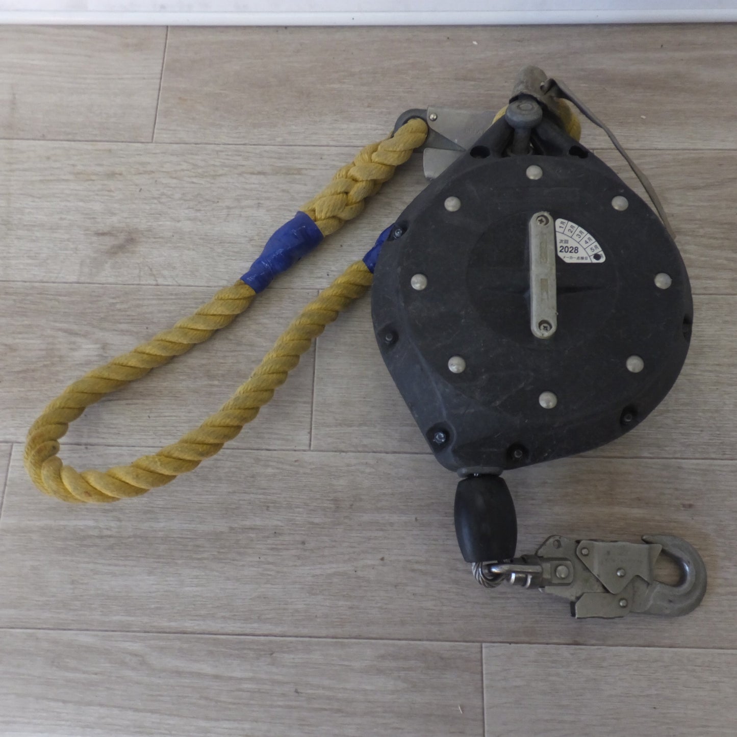 [送料無料] ★キョーワ KYOWA キョーワ式 安全ブロック SAFETY BLOCK ワイヤロープタイプ LB-12 12m　最大使用質量 85kg(2)★