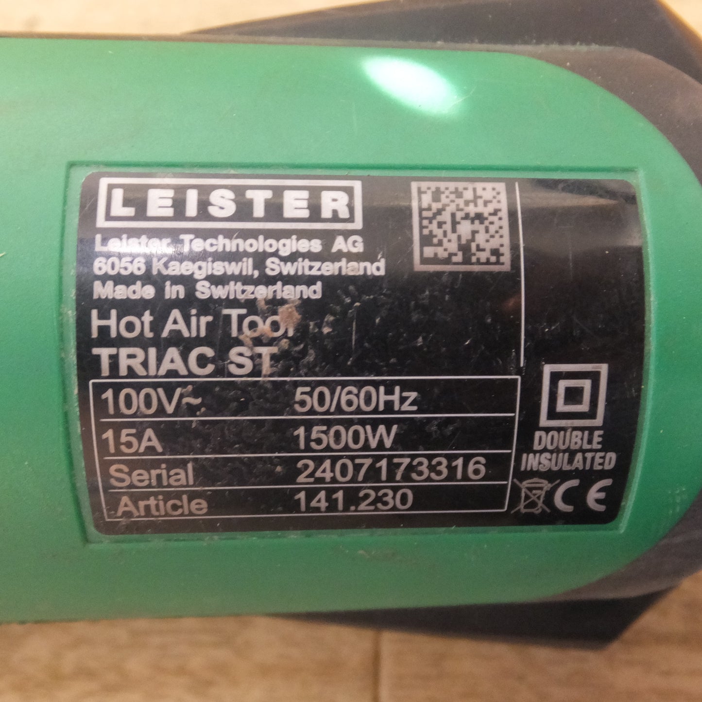 [送料無料] ★ライスター LEISTER ヒートガン Hot Air Tool トリアック TRIAC ST　100V～ 50/60Hz 15A 1500W★