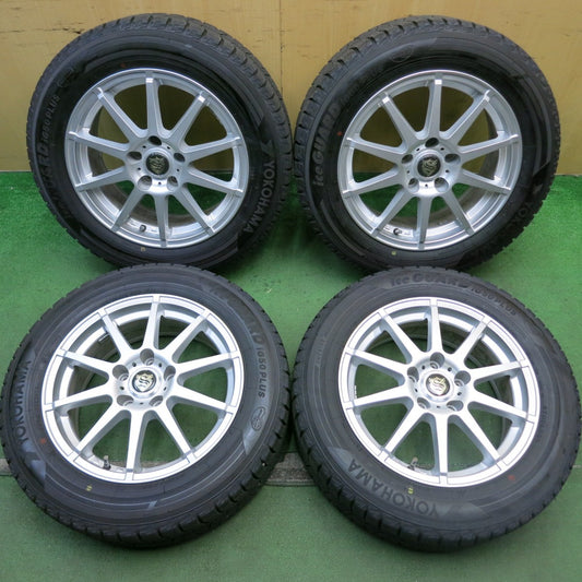 バリ溝！キレイ！9.5分★スタッドレス 205/60R16 ヨコハマ アイスガード iG50 プラス 社外 アルミ 16インチ PCD114.3/5H★5080212HAス