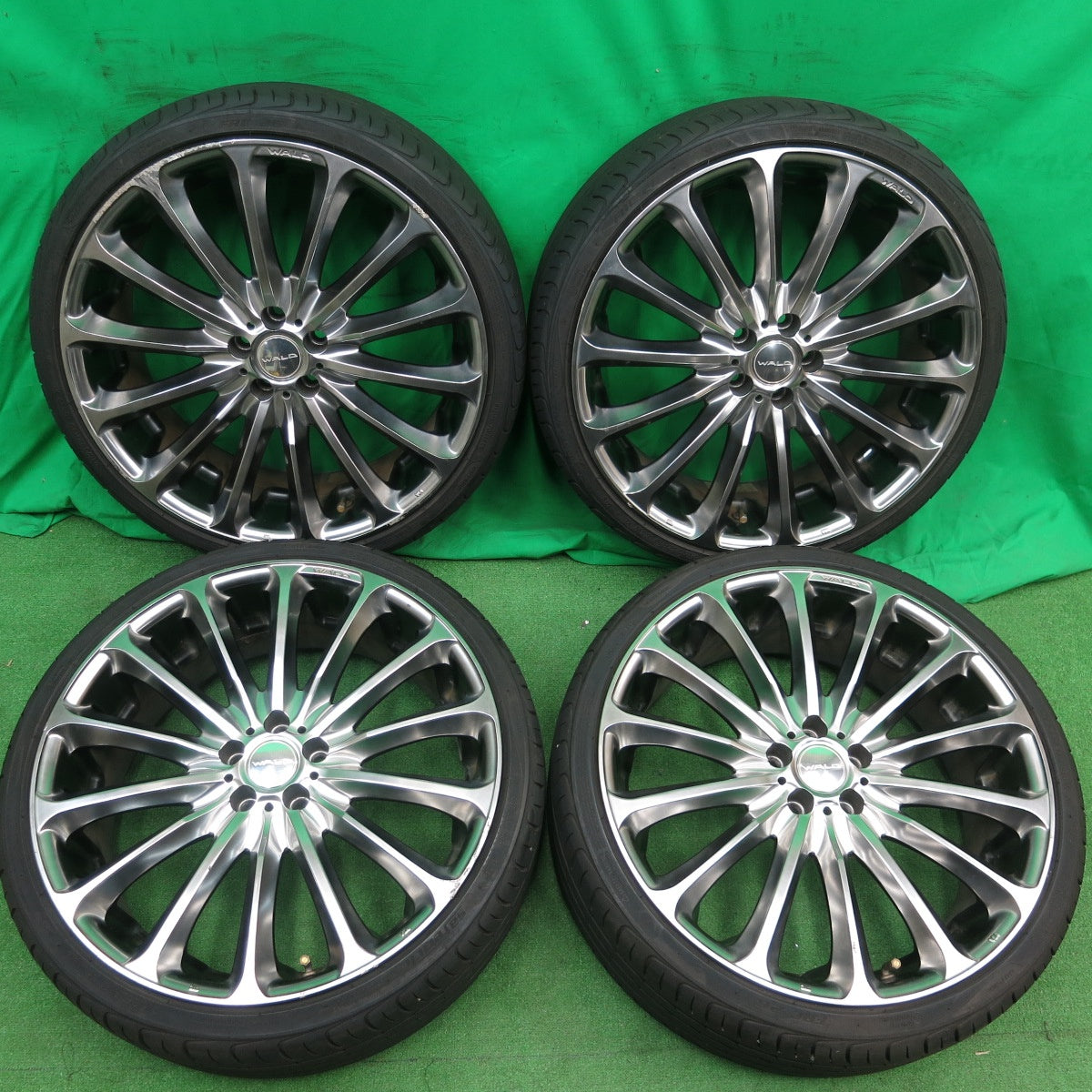 *送料無料* 4本！21年★プリウス等 WALD PORTOFINO P21C 215/35R19 セイフリッチ FRC26 ヴァルド ポルトフィーノ PCD100/5H★4050101ナノ