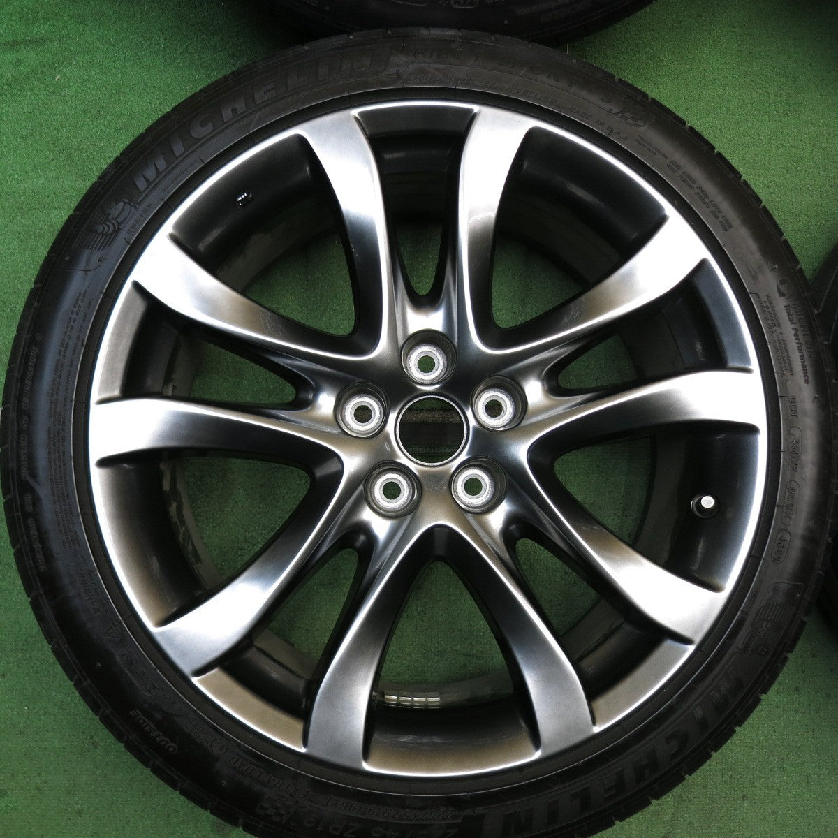 4本価格◎マツダ GJ系 アテンザ 純正 225/45R19 ミシュラン パイロットスポーツ4 S 19インチ PCD114.3/5H◎6083105KKノ