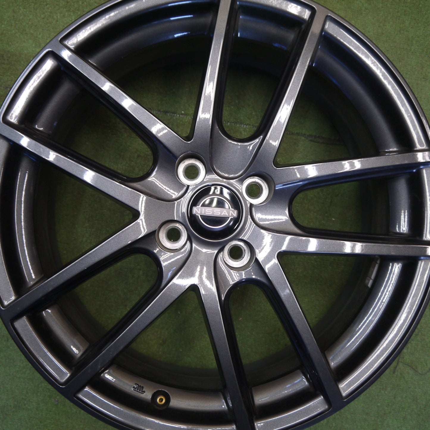 キレイ★日産 オーラ 純正 エスティーロ ホイール 17インチ Estilo 17×6.5J PCD100/4H★6051907Hホ