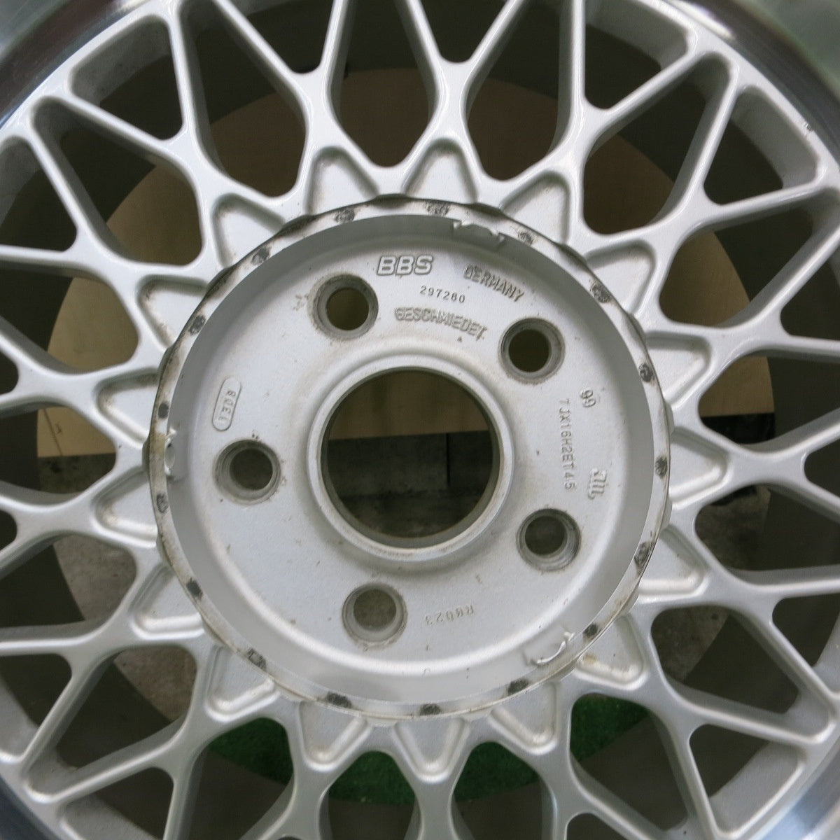 *送料無料* バリ溝！キレイ！9分★BBS RG023 205/55R16 ブリヂストン ポテンザ RE71 OPTIMA BB 16インチ PCD114.3/5H★4082001ナノ