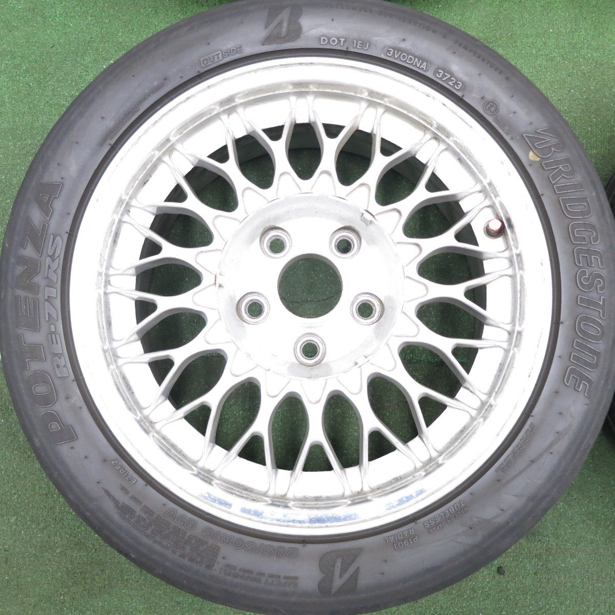 *送料無料* 4本価格！23年★日産 セドリック 純正 BBS CG19 205/50R16 ブリヂストン ポテンザ RE-71RS 16インチ PCD114.3/5H★4042801HAノ