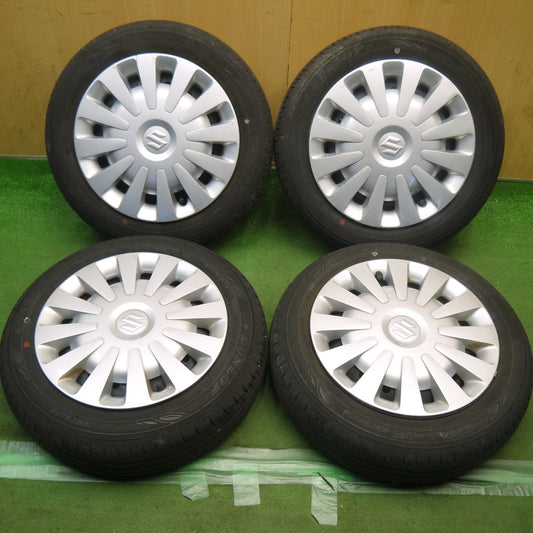バリ溝！23年！8.5分◎スズキ ワゴンR スマイル 純正 スチール 155/65R14 ダンロップ エナセーブ EC300+ 14インチ PCD100/4H◎6092803Hノ