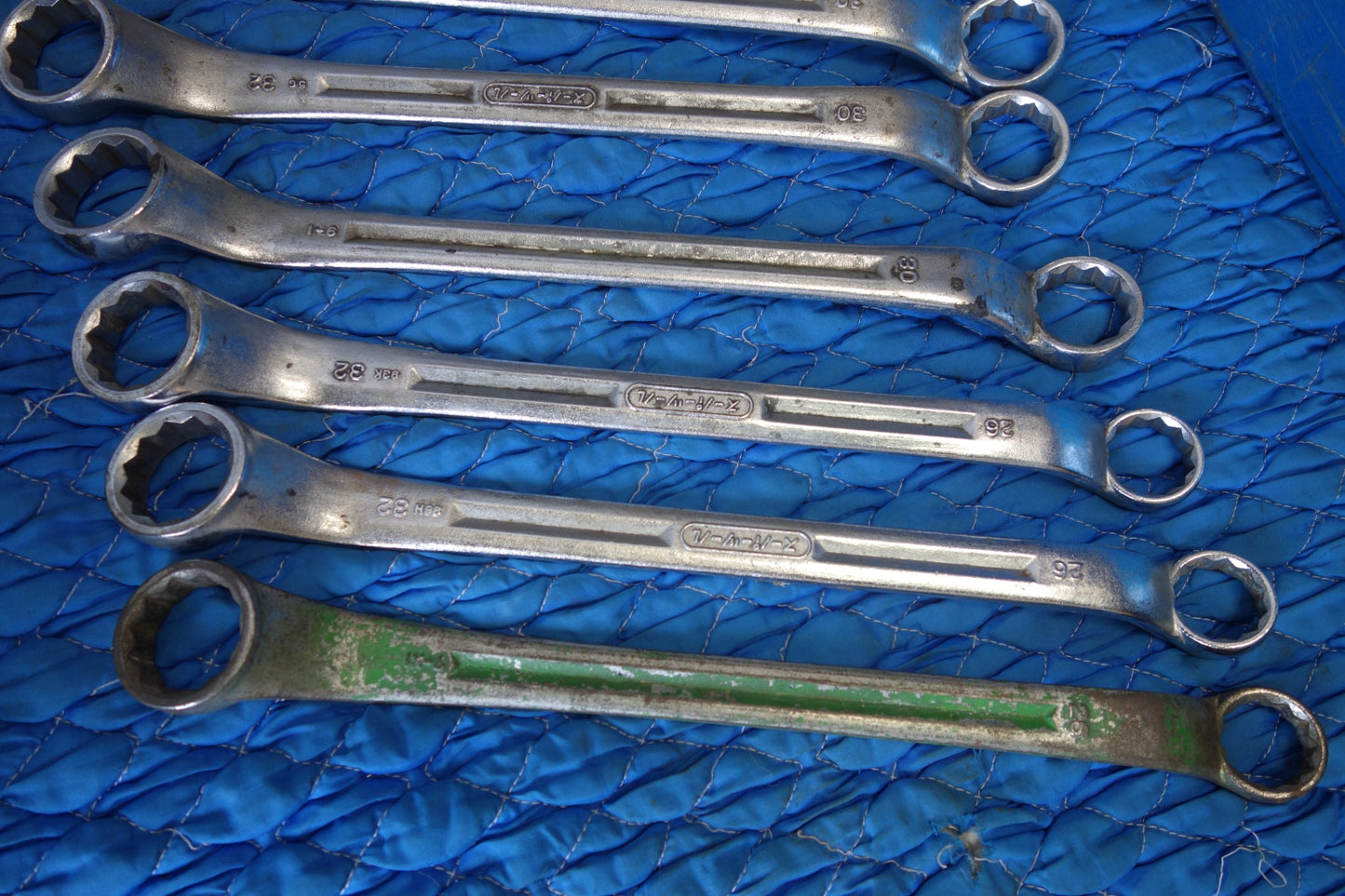 [送料無料] 8本まとめ売り☆SUPER TOOL 両口 メガネ レンチ  BOX付き めがね レンチ スーパー ツール 工具 道具☆
