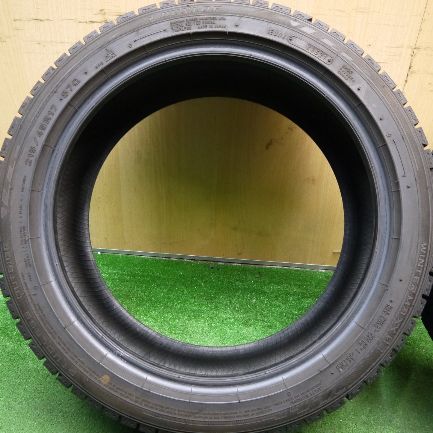バリ溝！21年！9.5分★スタッドレス 215/45R17 ダンロップ ウインターマックス 03 タイヤ 17インチ プリウス BRZ 86 アテンザ 等★5053009Hスタ