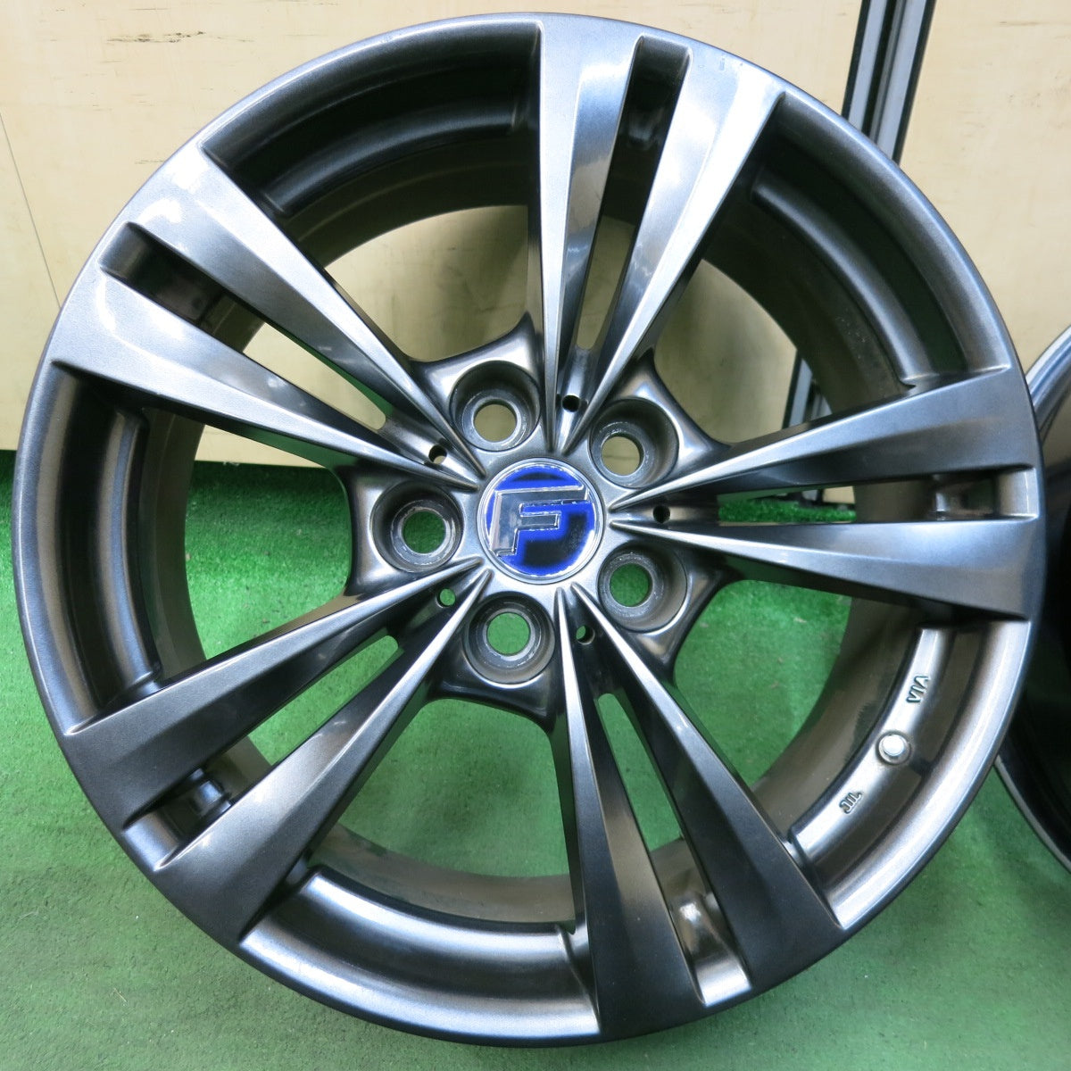 [送料無料] 4本価格★レクサス LS 等 Lehrmeister L-F LOUNGE 18インチ ホイール レアマイスター L-F ラウンジ 18×7.5J PCD120/5H★5012204SYホ