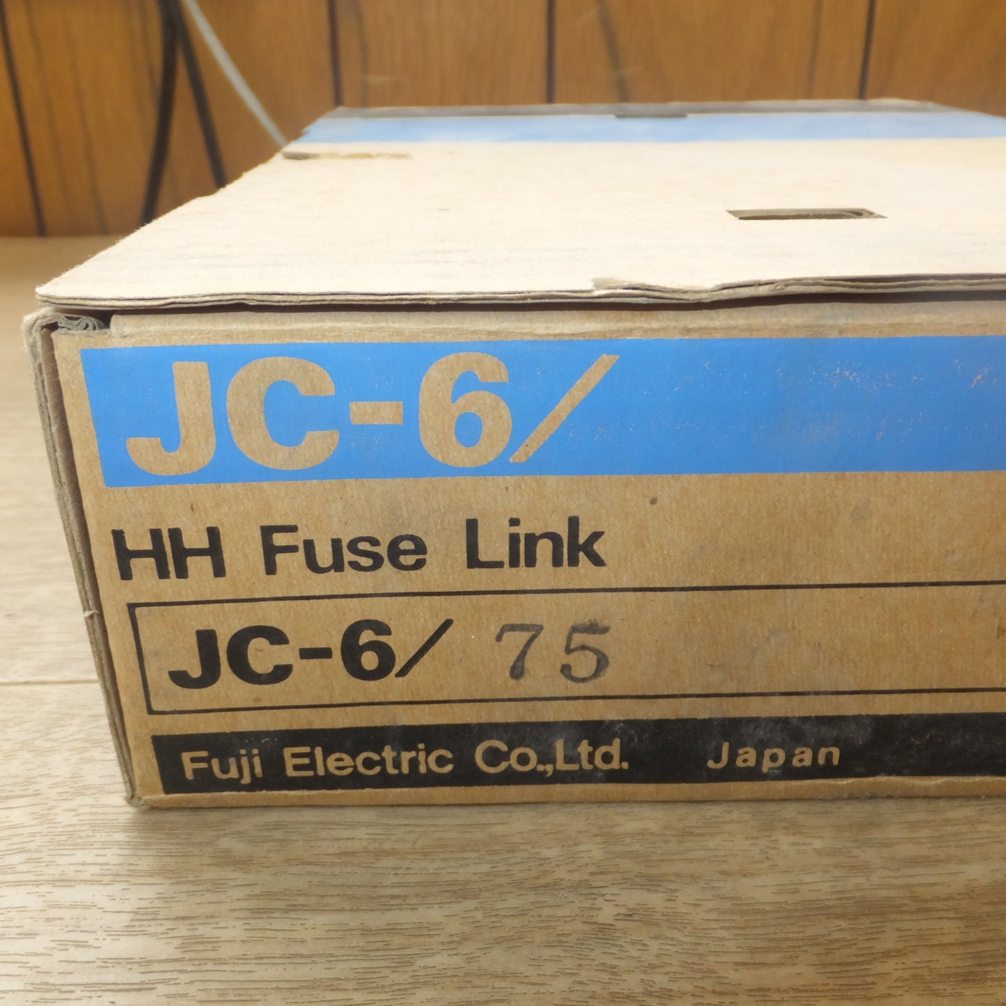 [送料無料] 未使用★富士電機 Fuji 高圧限流ヒューズ JC-6/75 3個入 1箱★