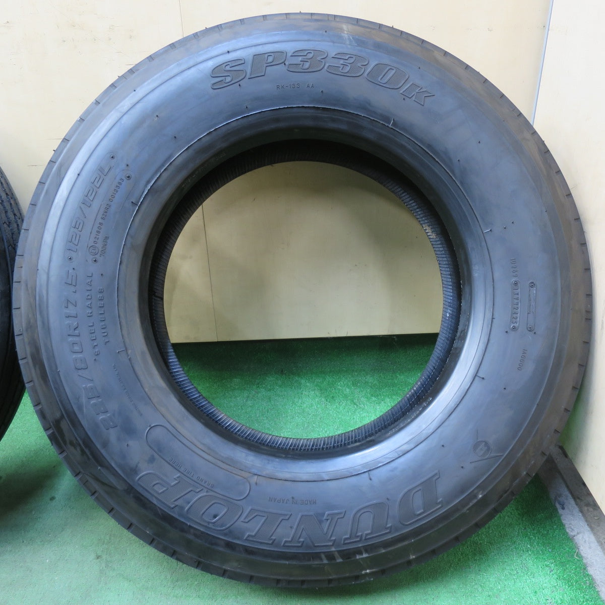 新車外し！25年！6本★トラック タイヤ 225/80R17.5 123/122L ダンロップ SP330K 17.5インチ★5112213イノタ